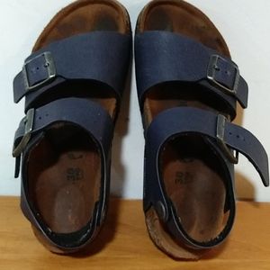 Kids Birkenstock 30 blue flor size 12